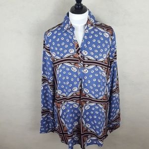 Scarf Print Blouse